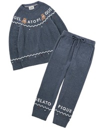 gelato pique | 【販路限定商品】【HOLIDAY】【HOMME】ノルディックプルオーバー&ロングパンツセット(ルームウェア/パジャマ)