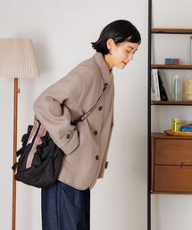 FREAK'S STORE | ラウンドカラー モッサコート(ステンカラーコート)