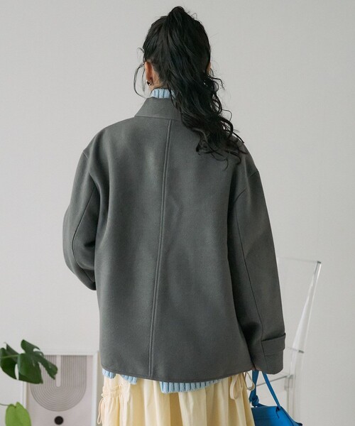 FREAK'S STORE（フリークスストア）の「ラウンドカラー モッサコート