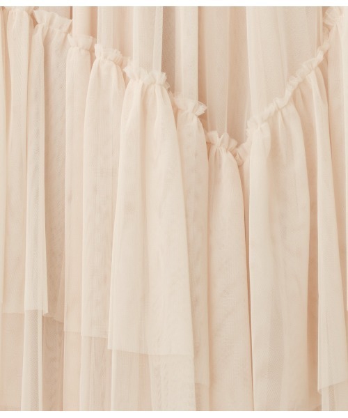 PEACH JOHN（ピーチジョン）の「チュールティアードスカート（スカート・レディース・アイボリー/ブルー/モカ・ONE SIZE）」の6枚目の写真