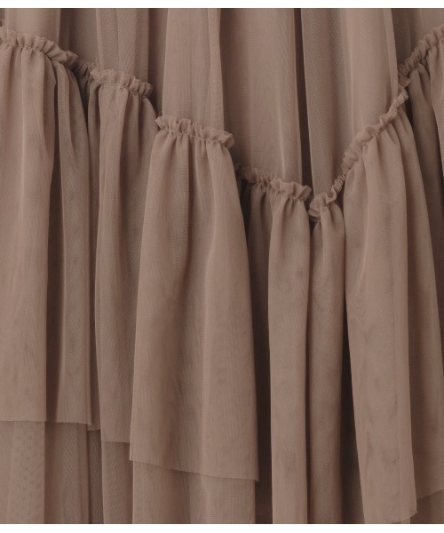 PEACH JOHN（ピーチジョン）の「チュールティアードスカート（スカート・レディース・アイボリー/ブルー/モカ・ONE SIZE）」の7枚目の写真