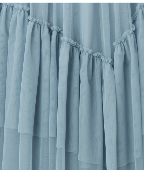 PEACH JOHN（ピーチジョン）の「チュールティアードスカート（スカート・レディース・アイボリー/ブルー/モカ・ONE SIZE）」の8枚目の写真