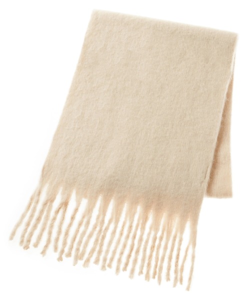 INGNI（イング）の「フリンジボリュームストール（ストール/ショール・レディース・サックスブルー/オフホワイト/ブルー/グレー/ベージュ/ピンク/ピンク系・ONE SIZE）」の12枚目の写真