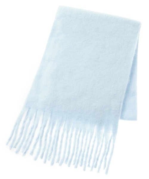 INGNI（イング）の「フリンジボリュームストール（ストール/ショール・レディース・サックスブルー/オフホワイト/ブルー/グレー/ベージュ/ピンク/ピンク系・ONE SIZE）」の13枚目の写真