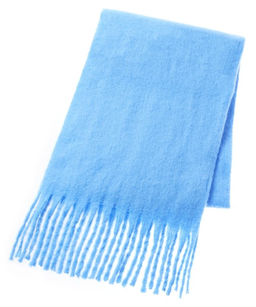 INGNI（イング）の「フリンジボリュームストール（ストール/ショール・レディース・サックスブルー/オフホワイト/ブルー/グレー/ベージュ/ピンク/ピンク系・ONE SIZE）」の14枚目の写真