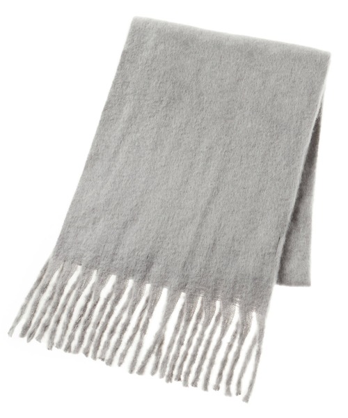 INGNI（イング）の「フリンジボリュームストール（ストール/ショール・レディース・サックスブルー/オフホワイト/ブルー/グレー/ベージュ/ピンク/ピンク系・ONE SIZE）」の11枚目の写真