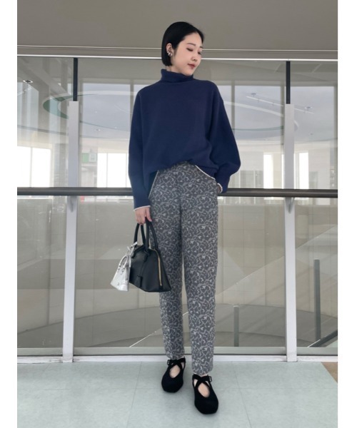 美品＊ミラオーウェン　ハイネックウールセーター　ウールカシミヤ100%　ゆったり セール】 【洗える】ウールカシミヤブレンドハイネック ニット