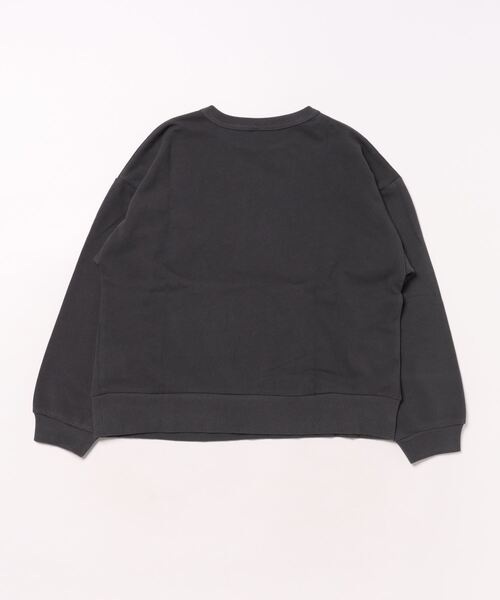 Life Support Products（ライフサポートプロダクツ）の「裏毛ワンポイントトレーナー【セットアップ可能】（スウェット・キッズ・グレー/ネイビー/ラベンダー/チャコール/マスタード/オフホワイト/杢グレー/ライトピンク/ブラック/サーモンピンク・130/120/150/140/110/100/95/90/80）」の11枚目の写真