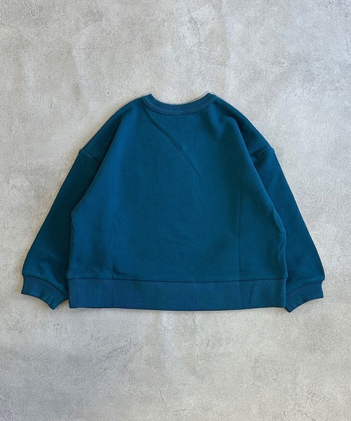 Life Support Products（ライフサポートプロダクツ）の「裏毛ワンポイントトレーナー【セットアップ可能】（スウェット・キッズ・グレー/ネイビー/ラベンダー/チャコール/マスタード/オフホワイト/杢グレー/ライトピンク/ブラック/サーモンピンク・130/120/150/140/110/100/95/90/80）」の22枚目の写真