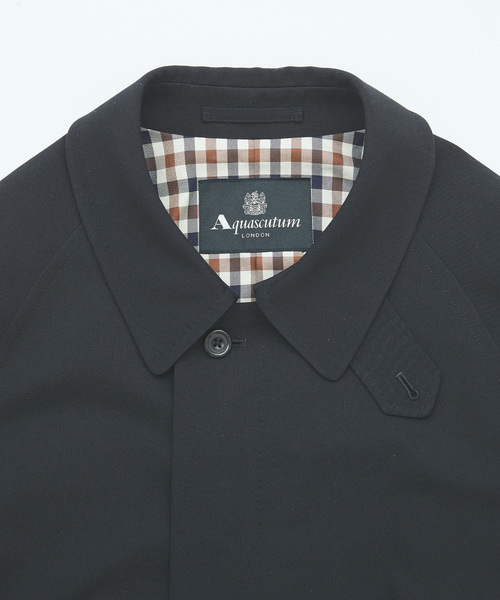 Aquascutum for JOURNAL STANDARD EX WOOL GABARDINE BALMACHAN COAT