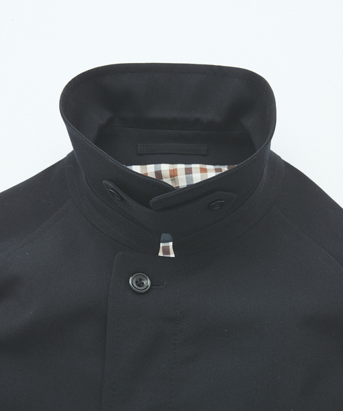 Aquascutum for JOURNAL STANDARD EX WOOL GABARDINE BALMACHAN COAT
