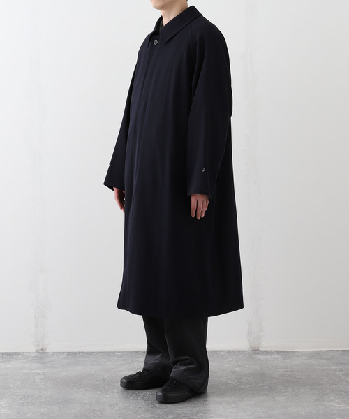 Aquascutum アクアスキュータム カシミア ウール Pコート 9 黒 Aquascutum アクアスキュータム カシミア ウール Pコート 9 黒