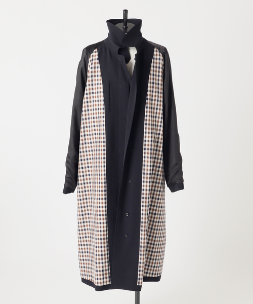 Aquascutum for JOURNAL STANDARD EX WOOL GABARDINE BALMACHAN COAT