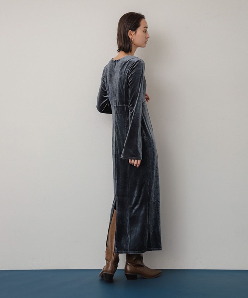 セール】キリカエベロアワンピース（ワンピース）｜SENSE OF PLACE by