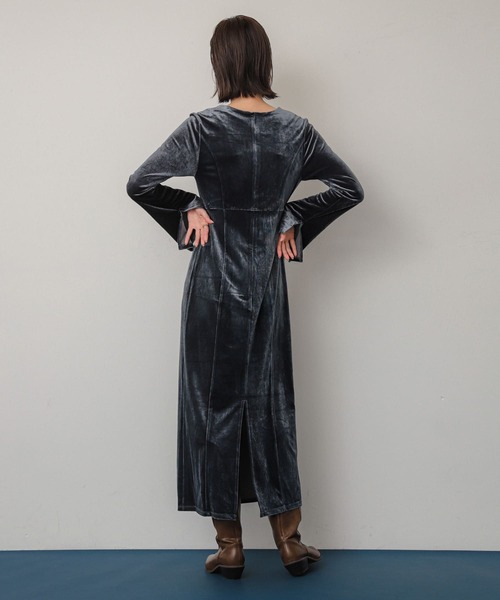 セール】キリカエベロアワンピース（ワンピース）｜SENSE OF PLACE by