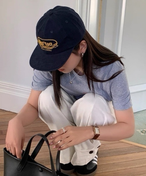 Button ロゴ刺繍キャップ（キャップ）｜Vipoa（ヴィポア）の