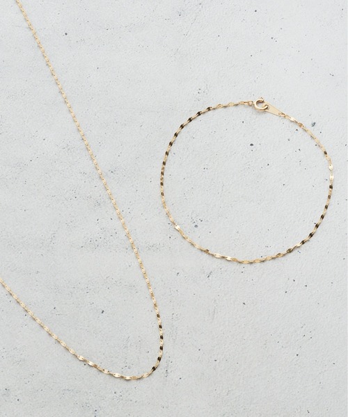 K10 エクレアチェーン ネックレス・ブレスレット セット