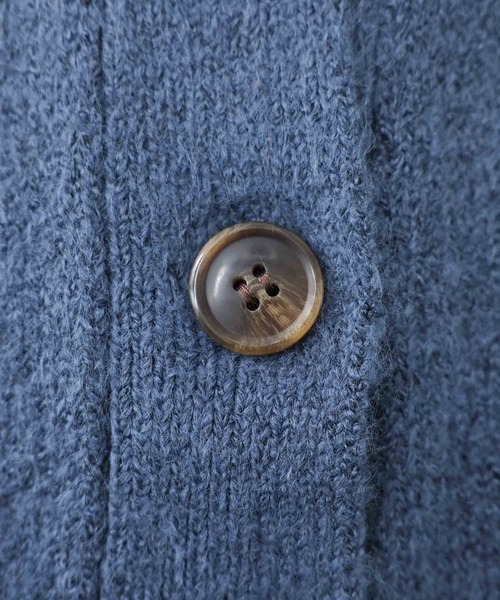 n'OrLABEL（ノアールレーベル）の「『ノルディック柄ニットカーディガン』（カーディガン/ボレロ・レディース・チャコール/アイボリー/ブルー・FREE）」の8枚目の写真