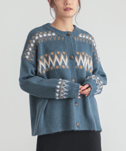 コロポロさん専用】HOLIDAY ノルディック ショール カーディガン