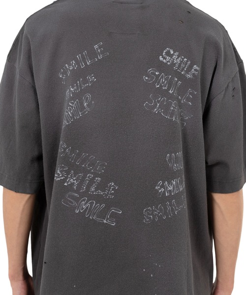 LEON Print Distressed T-shirt（Tシャツ/カットソー）｜Maison