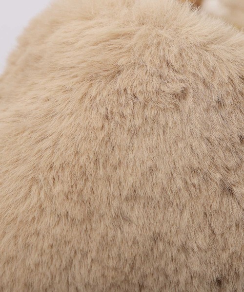 MEI（メイ）の「甲ファー 内ボア フェイクムートン 2WAY スリッポン（バブーシュ）（スリッポン・メンズ・ブラック/キャメル・S/M/L）」の14枚目の写真