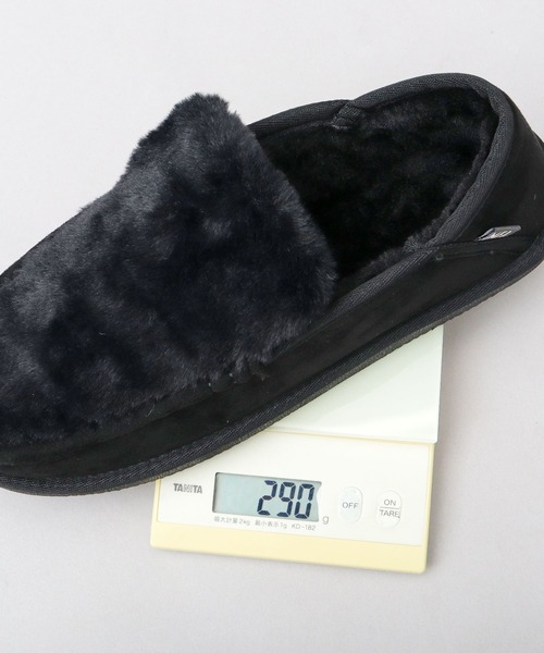 MEI（メイ）の「甲ファー 内ボア フェイクムートン 2WAY スリッポン（バブーシュ）（スリッポン・メンズ・ブラック/キャメル・S/M/L）」の11枚目の写真