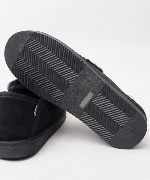 MEI（メイ）の「甲ファー 内ボア フェイクムートン 2WAY スリッポン（バブーシュ）（スリッポン・メンズ・ブラック/キャメル・S/M/L）」の10枚目の写真