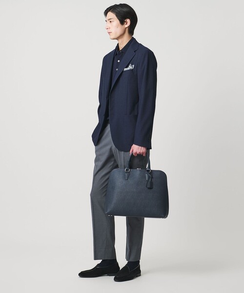 ユナイテッドアローズ牛革ラウンドブリーケースビジネスバッグ レザー ラウンド ブリーフケース（ビジネスバッグ）｜UNITED ARROWS