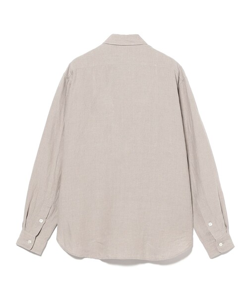 BEAMS F(ビームスエフ)の「リネン ダブルポケット ワークシャツ(シャツ/ブラウス・メンズ・ナチュラル/ブラウン・S/XL/M/L)」の14枚目の写真