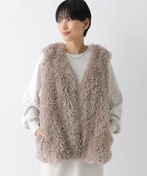 LEPSIM | カーリーファーベスト 242716(ベスト)