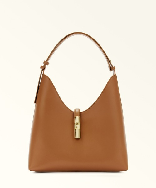 FURLA（フルラ）の「フルラ ゴッチャ (Furla Goccia) ホーボーバッグ M（トートバッグ・レディース・グレー/ライトブルー/ブラウン/バーガンディー/ライトブラウン・ONE SIZE）」の3枚目の写真