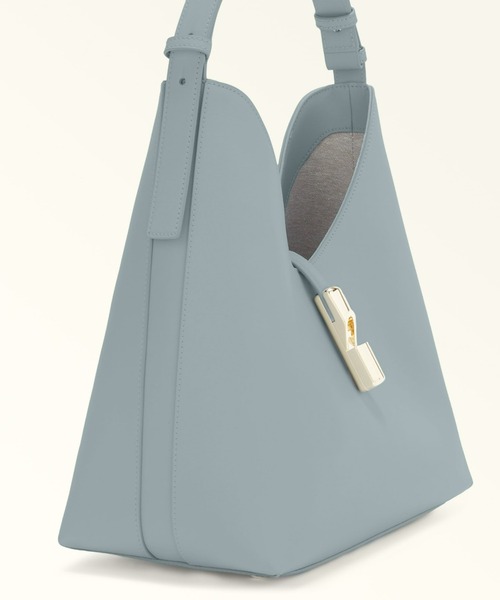 FURLA（フルラ）の「フルラ ゴッチャ (Furla Goccia) ホーボーバッグ M（トートバッグ・レディース・グレー/ライトブルー/ブラウン/バーガンディー/ライトブラウン・ONE SIZE）」の8枚目の写真