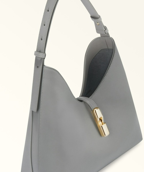 FURLA（フルラ）の「フルラ ゴッチャ (Furla Goccia) ホーボーバッグ M（トートバッグ・レディース・グレー/ライトブルー/ブラウン/バーガンディー/ライトブラウン・ONE SIZE）」の12枚目の写真