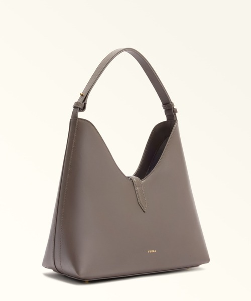 FURLA(フルラ)の「フルラ ゴッチャ (Furla Goccia) ホーボーバッグ M(トートバッグ・レディース・グレー/ライトブルー/ブラウン/バーガンディー/ライトブラウン/ダークネイビー・ONE SIZE)」の7枚目の写真