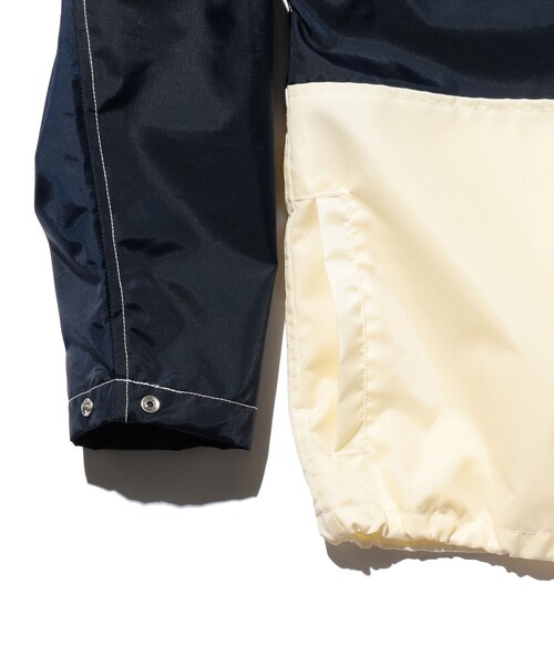 BEAMS PLUS（ビームスプラス）の「Boat Jacket Stripe Nylon Oxford（ブルゾン・メンズ・ホワイト/オレンジ/ネイビー・SMALL/MEDIUM/LARGE/X-LARGE）」の21枚目の写真