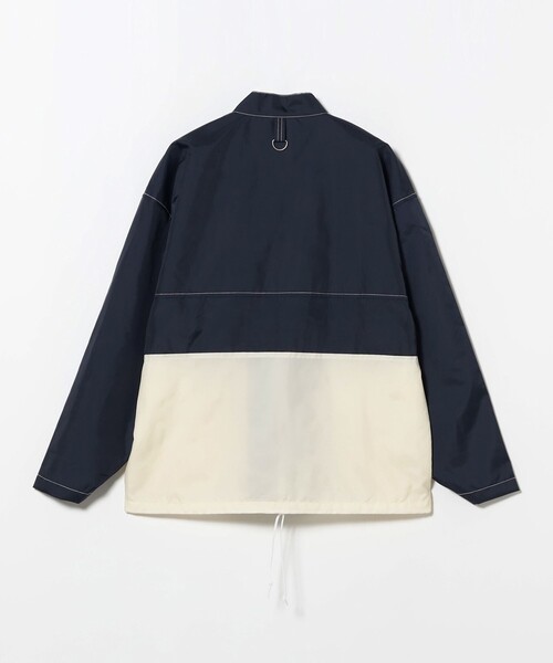 BEAMS PLUS（ビームスプラス）の「Boat Jacket Stripe Nylon Oxford（ブルゾン・メンズ・ホワイト/オレンジ/ネイビー・SMALL/MEDIUM/LARGE/X-LARGE）」の11枚目の写真