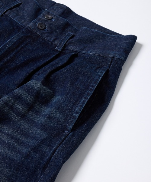 AIVER(アイバー)の「AIVER オーバーダイバギーダメージデニム(デニムパンツ・メンズ・インディゴブルー/ブラック/パープル系その他・LARGE/MEDIUM/SMALL)」の5枚目の写真