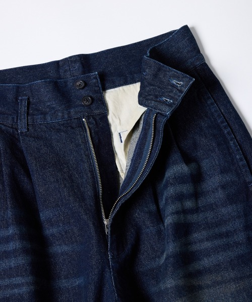 AIVER(アイバー)の「AIVER オーバーダイバギーダメージデニム(デニムパンツ・メンズ・インディゴブルー/ブラック/パープル系その他・LARGE/MEDIUM/SMALL)」の6枚目の写真