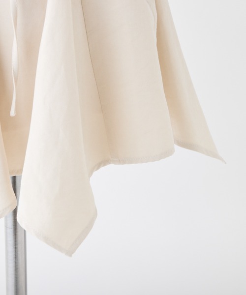 one after another NICE CLAUP（ワンアフターアナザーナイスクラップ）の「イレヘムドロストミニスカート（スカート・レディース・チャコールグレー/アイボリー/ブラック・FREE）」の12枚目の写真