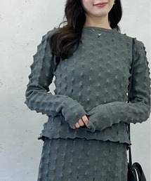 Per sist ence（パーシエンス）の「トゲトゲニットプルオーバー（ニット/セーター）」