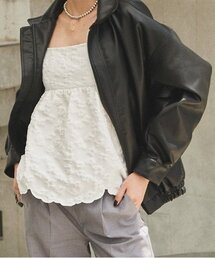 LUKU nari（ルクナーリ）の「花ジャガードチュニック（チュニック）」