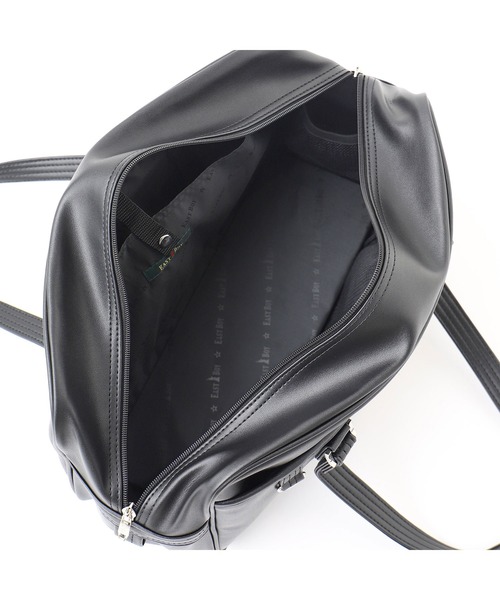 EASTBOY（イーストボーイ）の「イーストボーイ スクバ 合皮 バッグ スクール 中学生 高校生 通学 鞄 女子用 スクールバッグ スクバデコ 学生鞄 女子高生 学生服（ショルダーバッグ・キッズ・ブラック/ブラウン・F）」の4枚目の写真