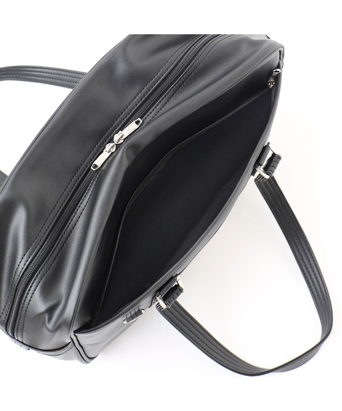 EASTBOY（イーストボーイ）の「イーストボーイ スクバ 合皮 バッグ スクール 中学生 高校生 通学 鞄 女子用 スクールバッグ スクバデコ 学生鞄 女子高生 学生服（ショルダーバッグ・キッズ・ブラック/ブラウン・F）」の8枚目の写真