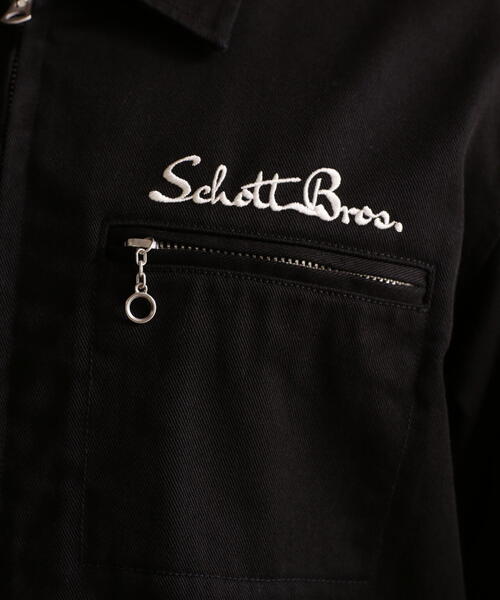 schott（ショット）の「Schott/ショット/TC WORK JACKET/ティーシー ワークジャケット（ブルゾン・メンズ・ブラック/カーキ/グレー・L/M/2XL/XL）」の22枚目の写真