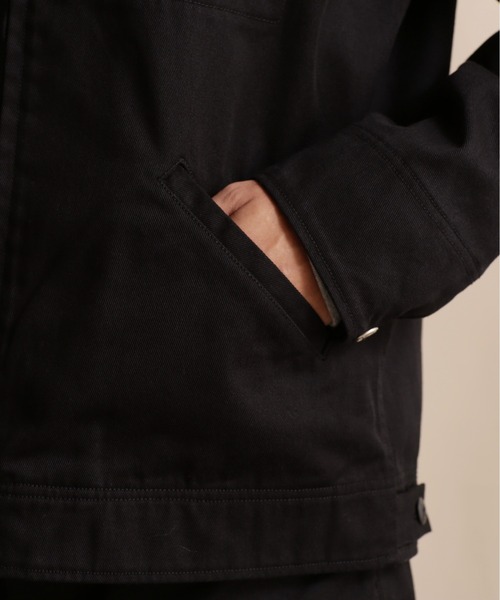 schott（ショット）の「Schott/ショット/TC WORK JACKET/ティーシー ワークジャケット（ブルゾン・メンズ・ブラック/カーキ/グレー・L/M/2XL/XL）」の6枚目の写真