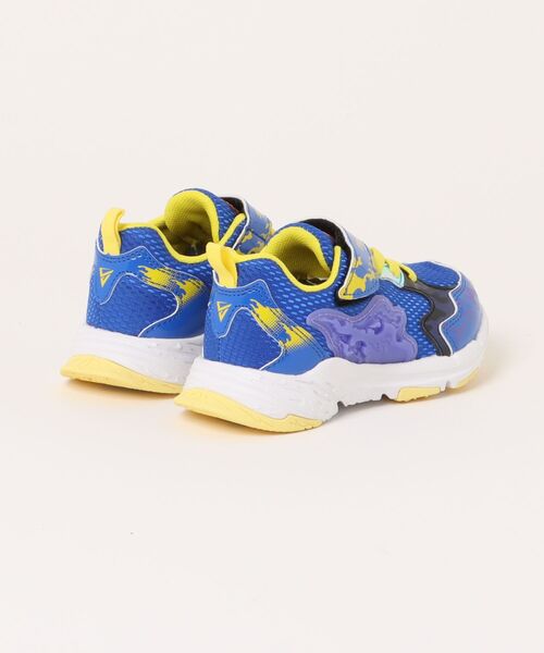 MoonStar（ムーンスター）の「SKLSHOTER スキルシューター レッカ 炎スキル【幅広3E】キッズスニーカー 子供靴 運動靴 ストラップシューズ SK 0056（スニーカー・キッズ・ブルー/ブラック・16.0cm/16.5cm/17.0cm/17.5cm/18.0cm/18.5cm/19.0cm）」の4枚目の写真