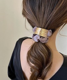 L LABEL（エルラベル）の「メタルバンド付シュシュ（シュシュ）」