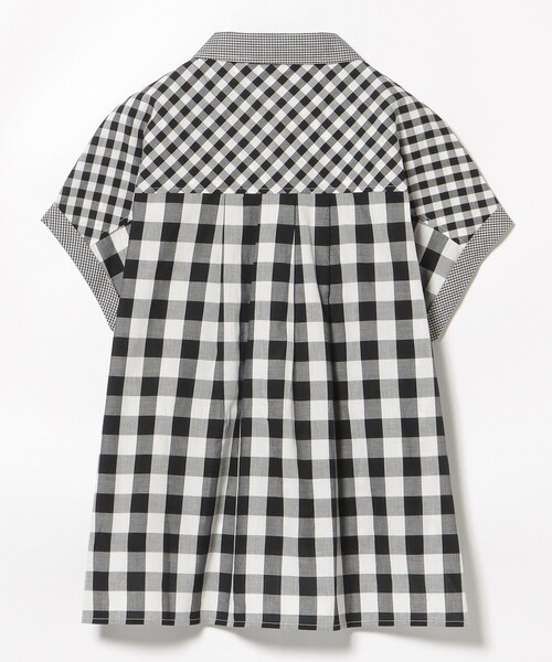 BEAMS HEART（ビームスハート）の「クレイジー ギンガム シャツ（シャツ/ブラウス・レディース・ブラック/ブルー/ベージュ・FREE）」の12枚目の写真