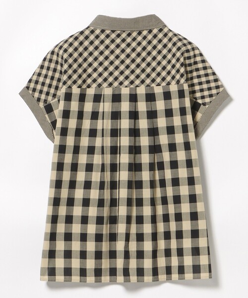 BEAMS HEART（ビームスハート）の「クレイジー ギンガム シャツ（シャツ/ブラウス・レディース・ブラック/ブルー/ベージュ・FREE）」の15枚目の写真