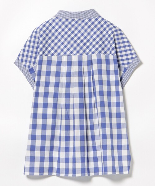 BEAMS HEART（ビームスハート）の「クレイジー ギンガム シャツ（シャツ/ブラウス・レディース・ブラック/ブルー/ベージュ・FREE）」の21枚目の写真